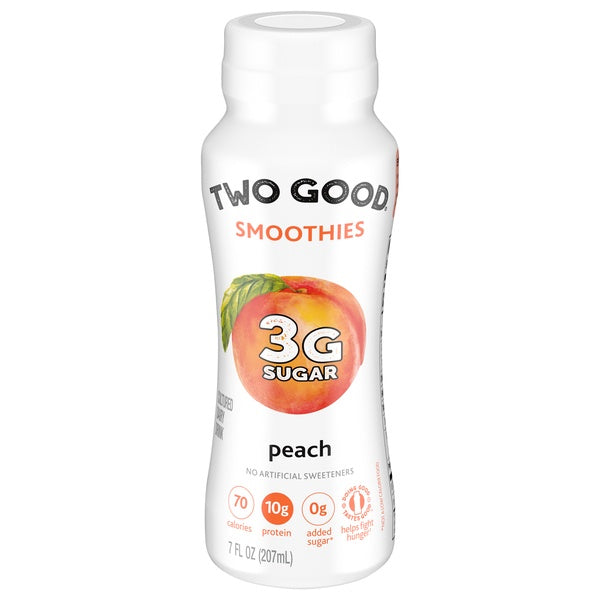 Two Good Peach Smoothie Drink 7fl oz