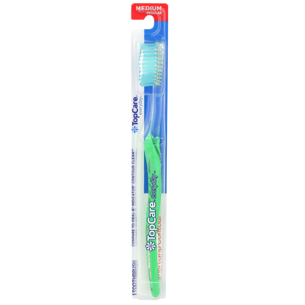 Top Care Smart Grip Medium Toothbrush 1ct