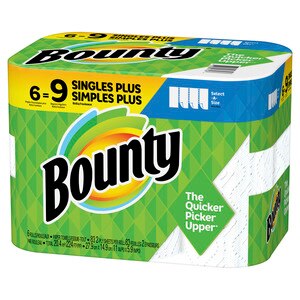 Bounty The Quicker Picker Upper Paper Towels 6ct