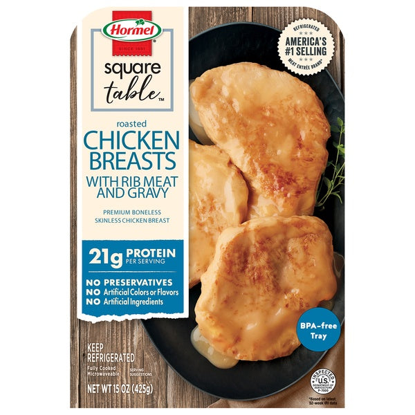 Hormel Roasted Chicken Breasts w/ Rib Meat & Gravy 15oz