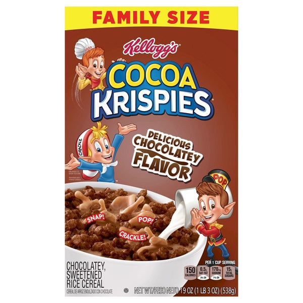 Kellogg's Family Size Cocoa Krispies 19oz