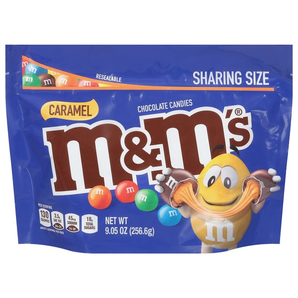 M&M's Sharing Size Caramel Chocolate Candies 9.05oz