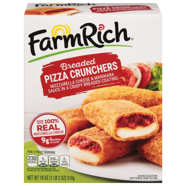 Farm Rich Breaded Pizza Crunchers 18oz