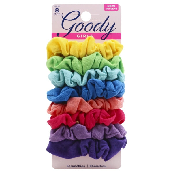 Goody Girls Rainbow Scrunchies 8ct