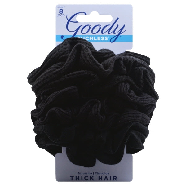 Goody Ouchless Classic Black Scrunchies 8ct