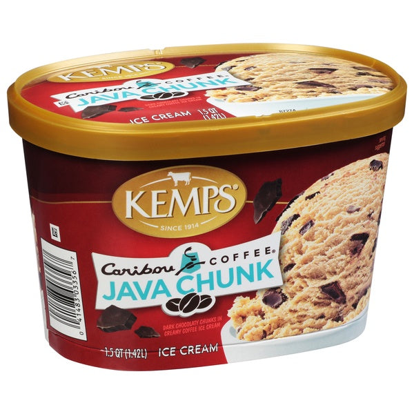 Kemps Caribou Coffee Java Chunk Ice Cream 1.5qt