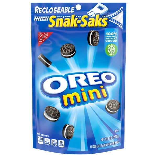 Nabisco Snak-Saks Mini Oreo Cookies 8oz