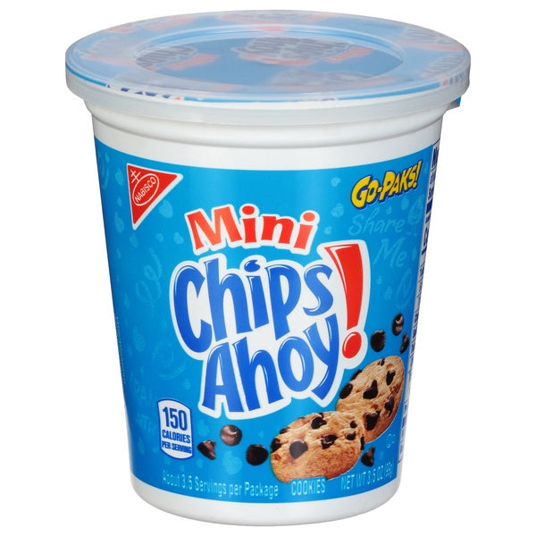 Nabisco Mini Chips Ahoy! Go-Paks! Cookies 3.5oz