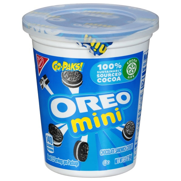 Nabisco Mini Oreo Go-Paks! Cookies! 3.5oz