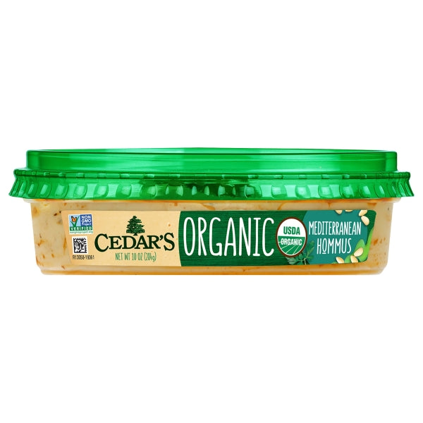 Cedar's Organic Mediterranean Hummus with Toppings 10oz