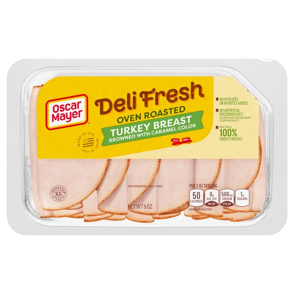 Oscar Mayer Deli Fresh Oven Roasted Turkey Breast 9oz