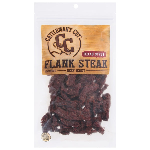 Cattleman's Cut Texas Style Flank Steak Beef Jerky 9oz