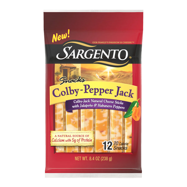 Sargento Colby-Pepper Jack Cheese Sticks 12ct