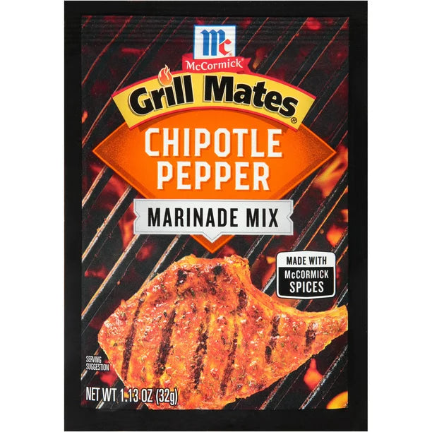 Grill Mates Chipotle Pepper Marinade Mix 1.25oz