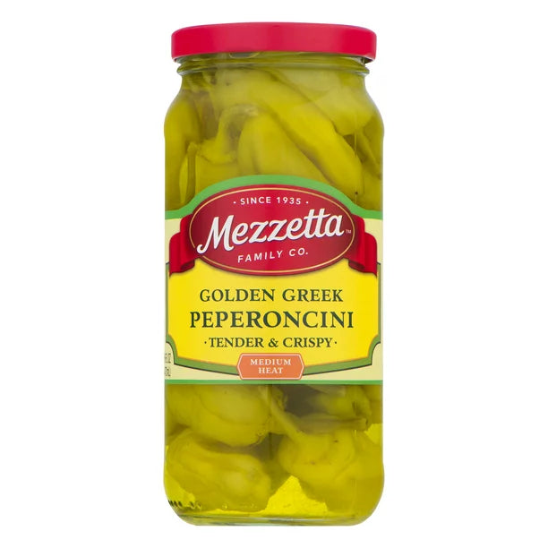 Mezzetta Golden Greek Pepperoncini 16 oz