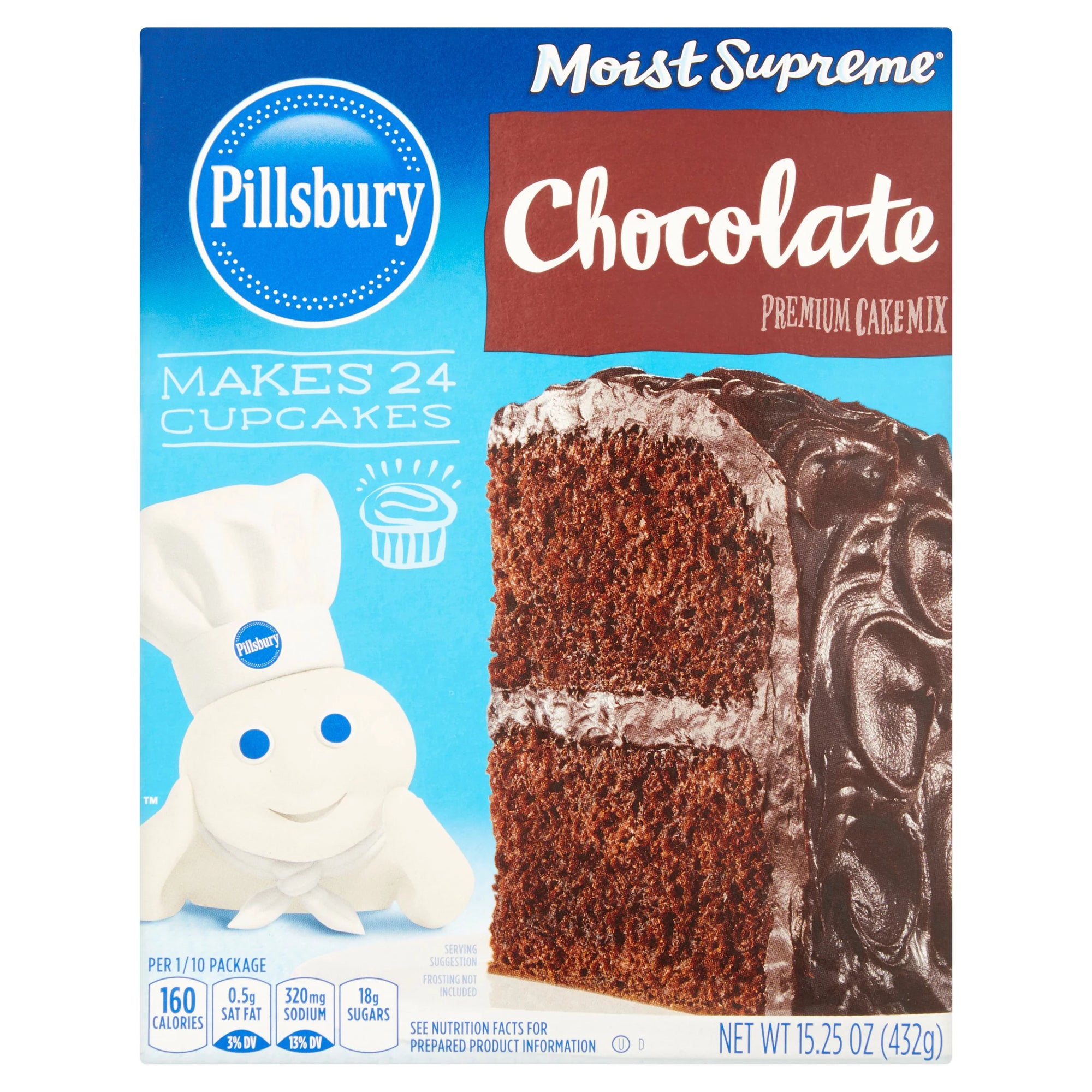 Pillsbury Chocolate Premium Cake Mix 15.25 oz