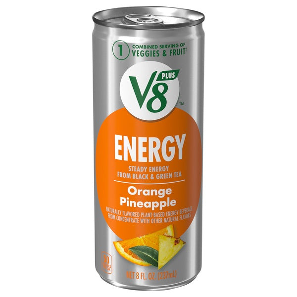 V8 Plus Orange Pineapple Energy Drink 8fl oz