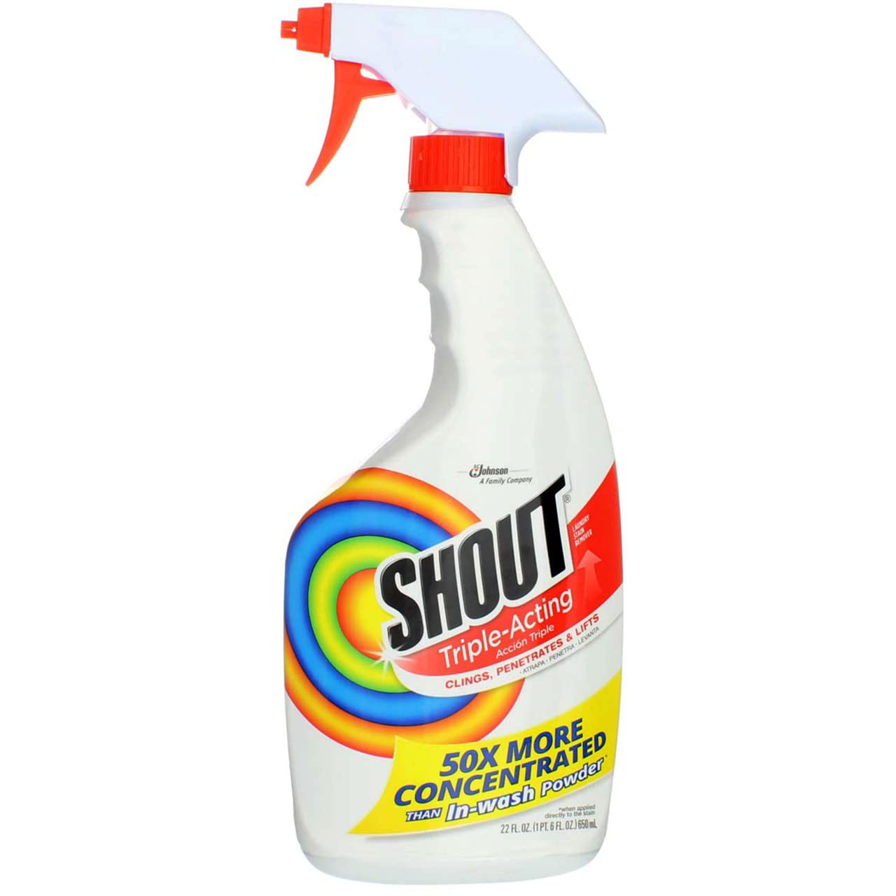 Shout Stain Remover Spray Bottle 22fl oz