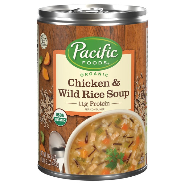 *Pacific Foods Organic Chicken & Wild Rice Soup 16.3oz