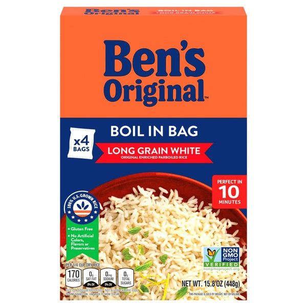 Ben's Original Boil In Bag Long Grain White Rice 15.8oz