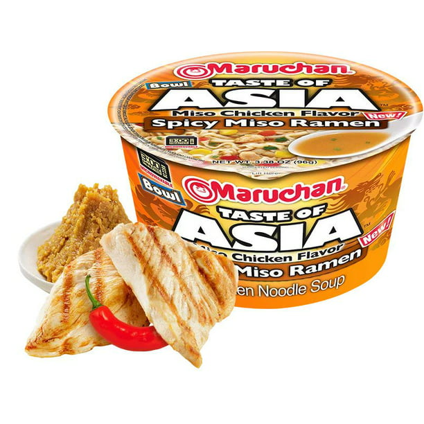 Maruchan Bowl Taste of Asia Spicy Miso Instant Ramen 3.66 oz