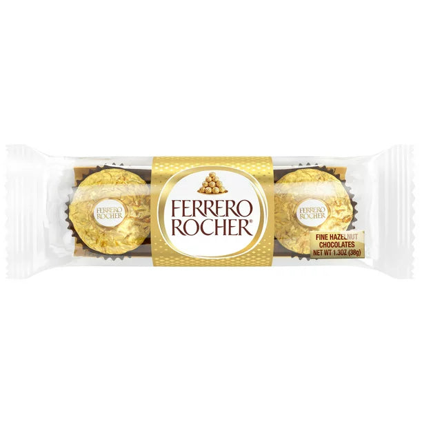 Ferrero Rocher Fine Hazelnut Chocolates 3ct