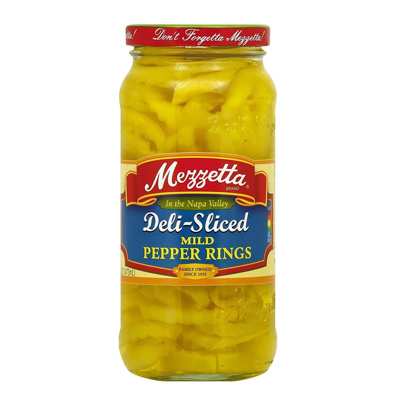 Mezzetta Deli Sliced Mild Banana Pepper Rings 16oz