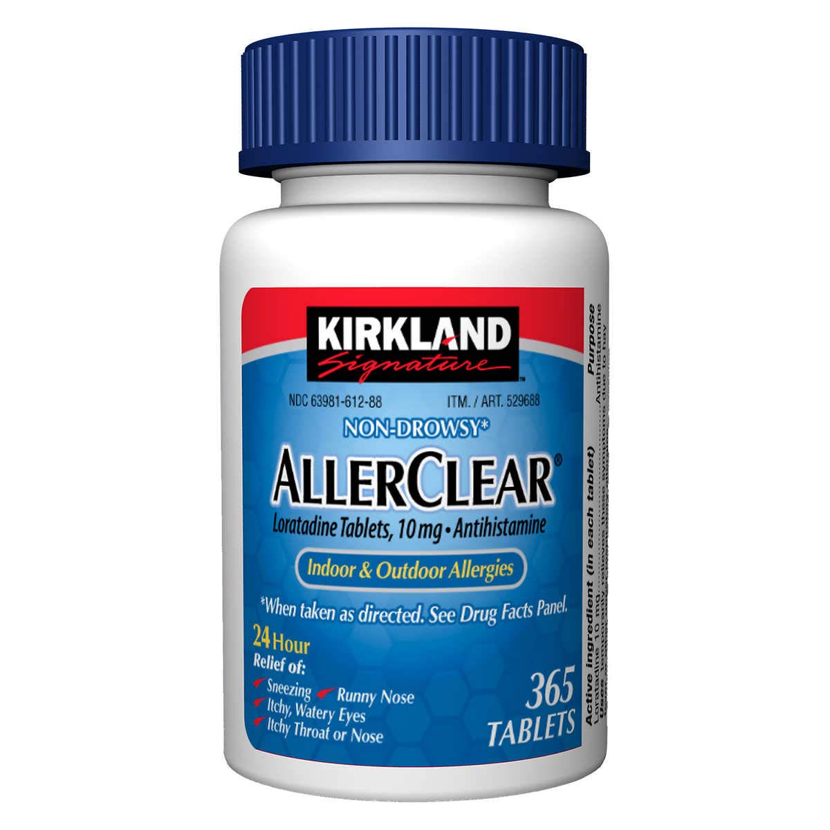 Kirkland Allerclear 10mg Loratadine Tablets 365ct