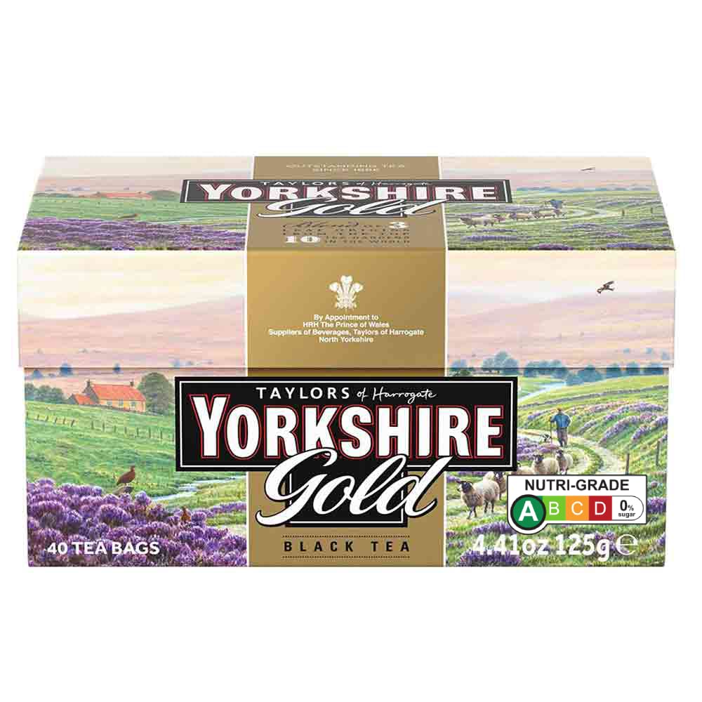 Taylors of Harrogate Yorkshire Gold Black Tea Bags 40ct