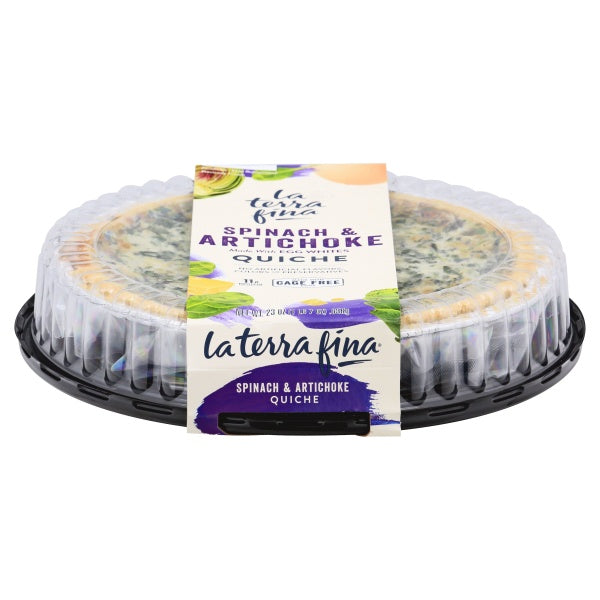 La Terra Fina Spinach & Artichoke Quiche 23oz