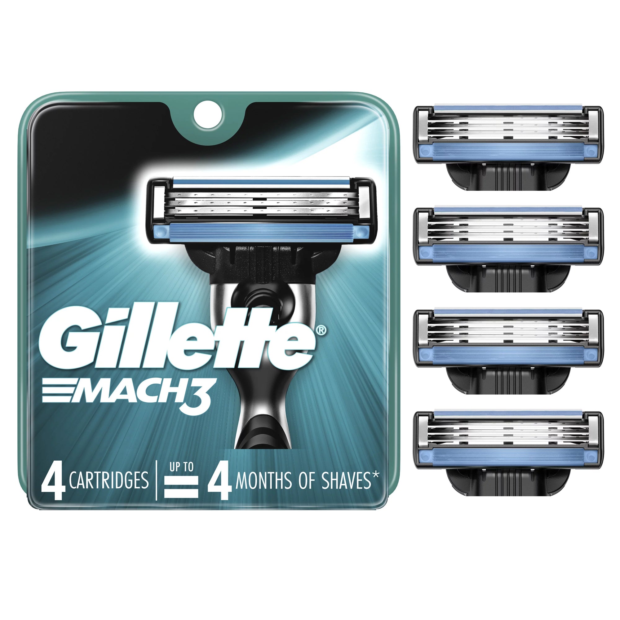 Gillette MACH3 Cartridges 4ct