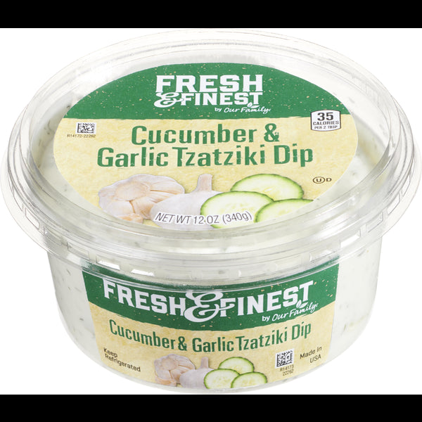 Fresh & Finest Cucumber & Garlic Tzatziki Dip 12oz