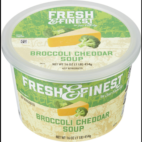 Fresh & Finest Broccoli Cheddar Soup 16oz