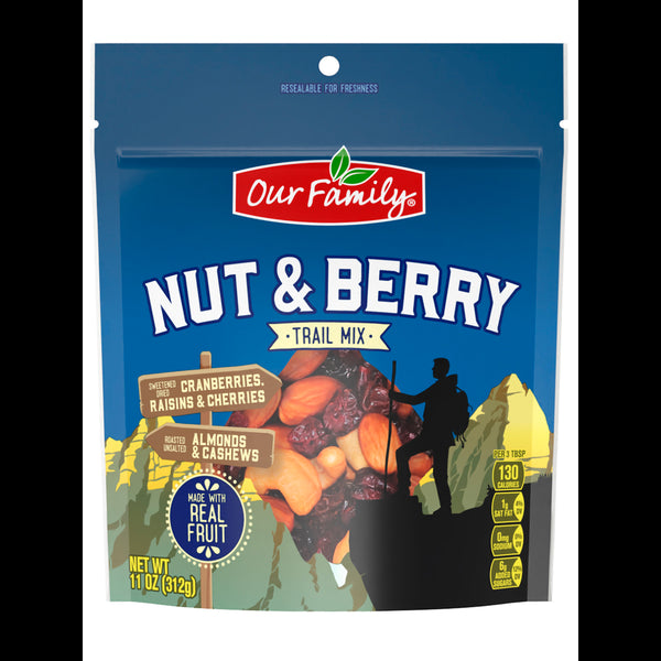 Our Family Nut & Berry Trail Mix 11oz