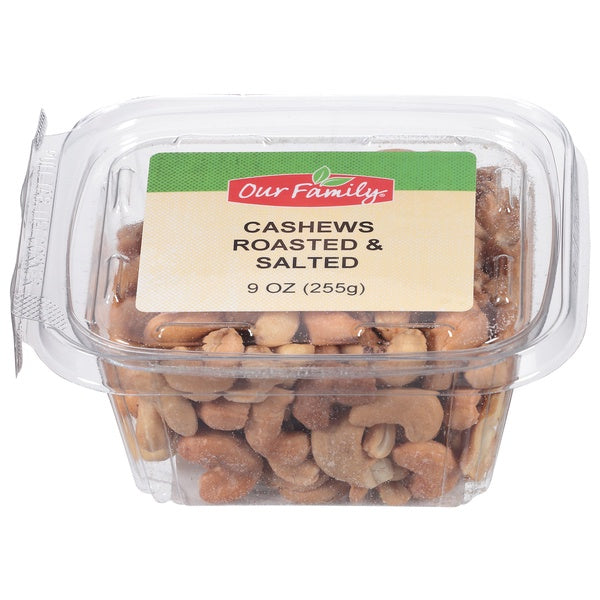 Our Family Roasted & Salted Cashews 9oz