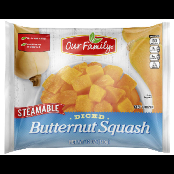 Our Family Frozen Diced Butternut Squash 12oz