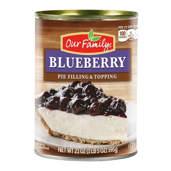 Our Family Pie Fill Blueberry 21oz