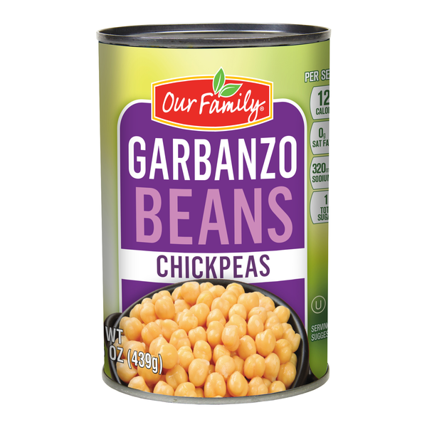 Our Family Garbanzo Beans 15oz