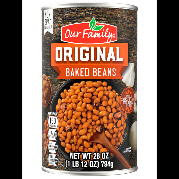 Our Family Original Baked Beans 28oz