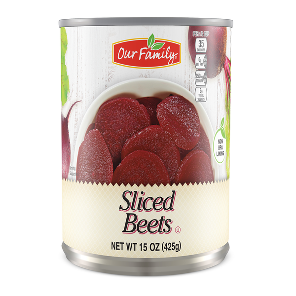 Our Family Sliced Beets 15oz