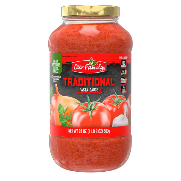 Our Family Traditional Pasta Sauce 24oz