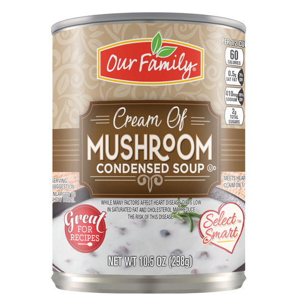 Our Family Cream of Mushroom Soup 10.5 oz.