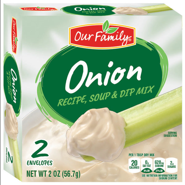 Our Family Onion Soup & Dip Mix 2ct