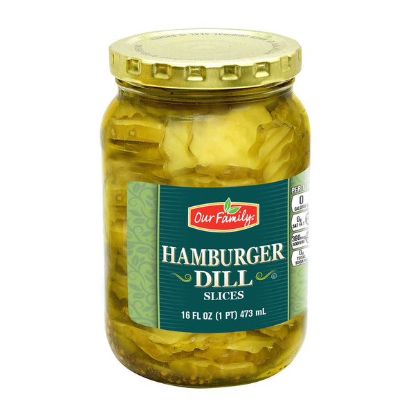 Our Family Hamburger Dill Slices 16oz