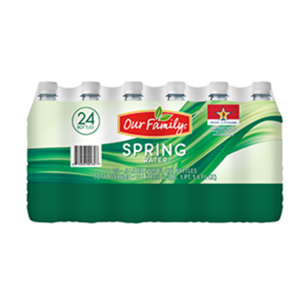 Our Family Spring Water 16.9fl oz x 24