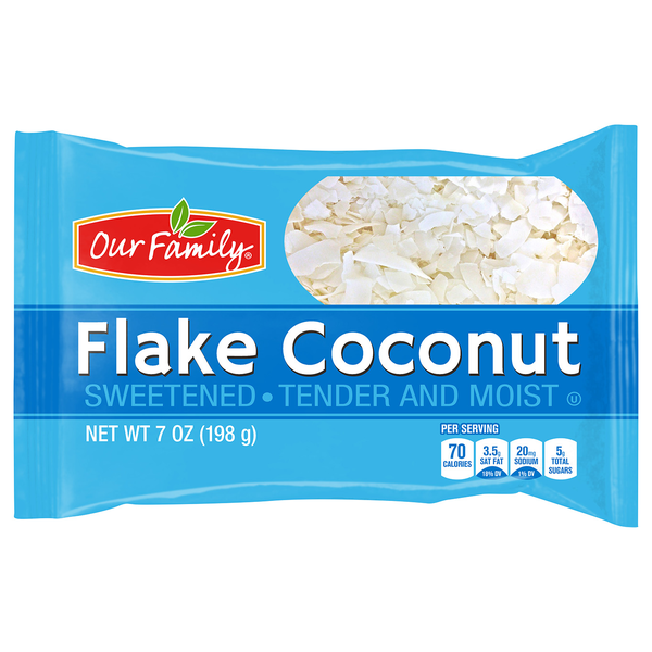 Our Family Flake Coconut 14oz