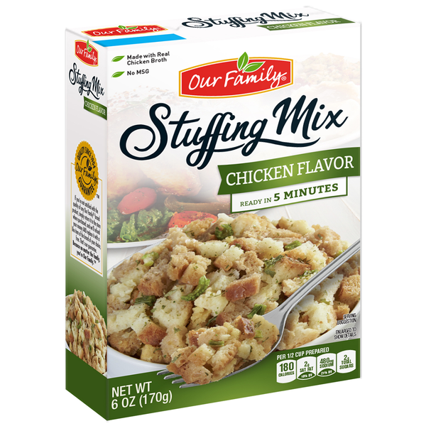 Our Family Chicken Stuffing  Mix 6 oz.