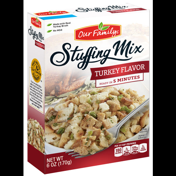 Our Family Turkey Stuffing Mix 6oz