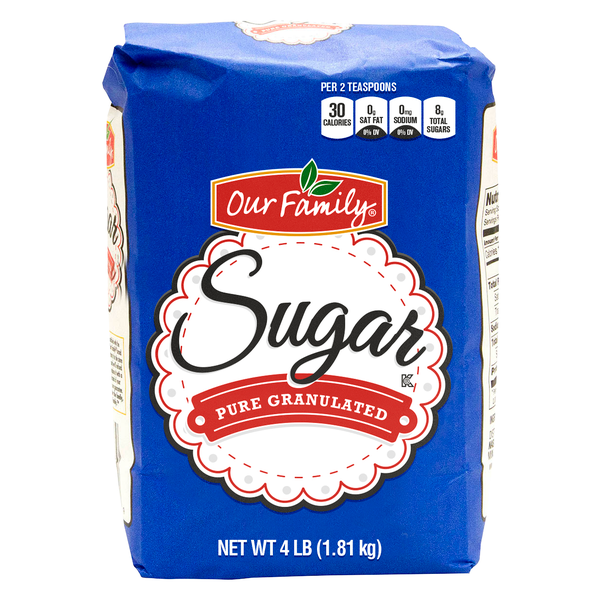 Our Family Granulated Sugar 4lb