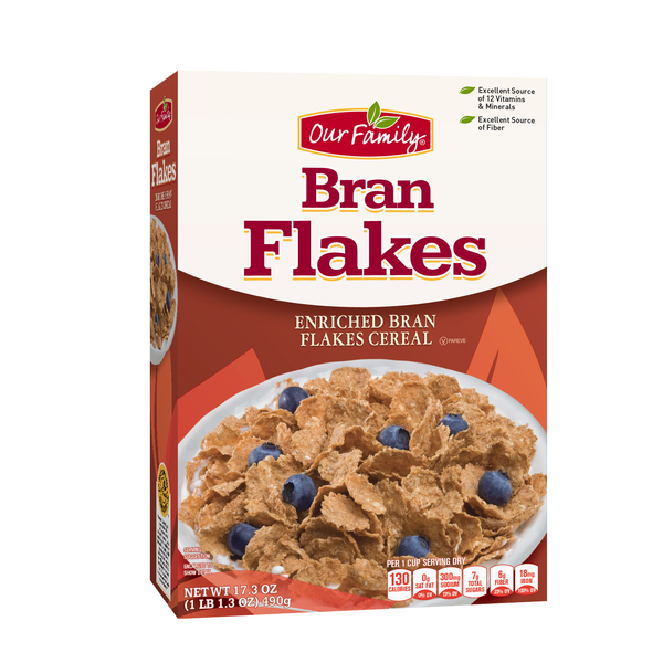 Our Family Bran Flakes Cereral 17.3oz